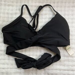 Aerie Classic Black Swim Top